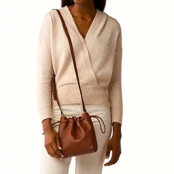 NWT - Fossil Gigi Drawstring Crossbody - Picture 1 of 15